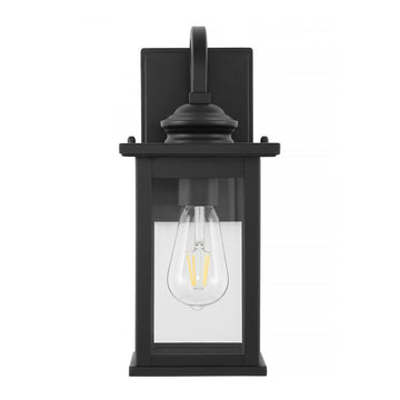 Cary 5.9" Iron/Glass Traditional Modern Lantern LED Outdoor Lantern - JONATHAN Y